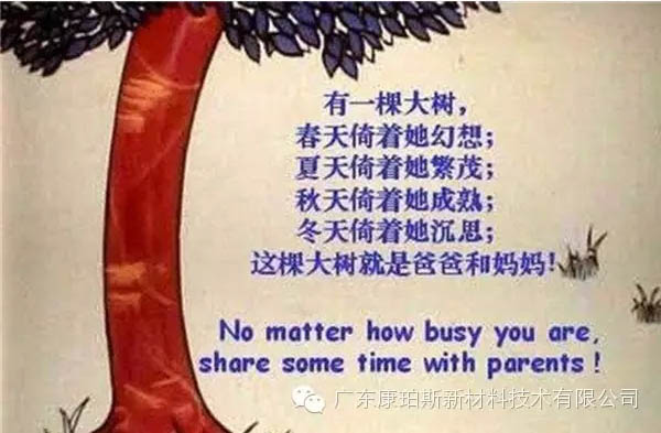樹(shù)就是我們的父母！請(qǐng)愛(ài)護(hù)你們身邊的這棵樹(shù)！