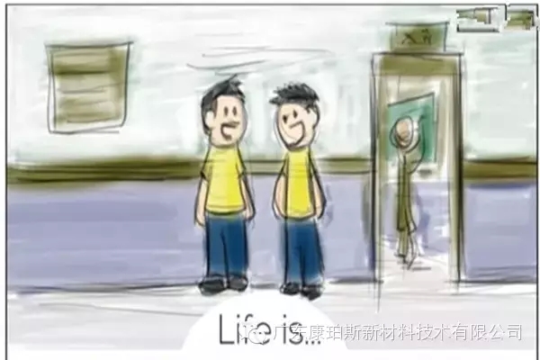 人生就是。。。 和好朋友在教室外面一起罰站